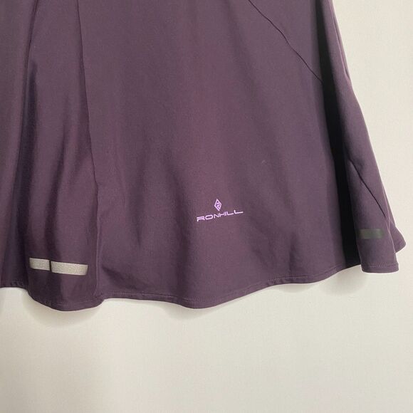 Ronhill Tech Dress Nightshade Reflective Inner Short Thigh Pocket Size Small - Picture 7 of 15